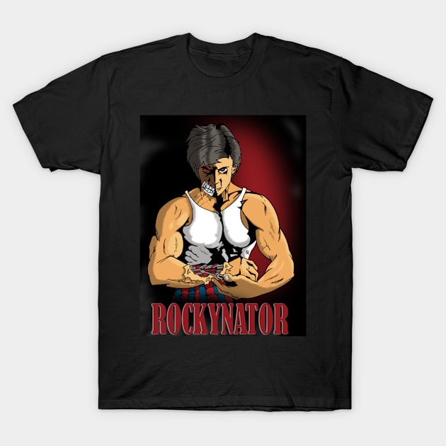 Rockynator T-Shirt by gokuylucky